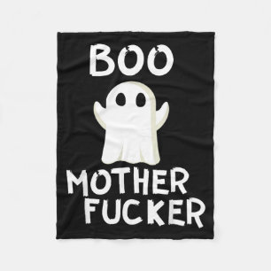 Boo Funny Ghost Halloween Costume Fleece Blanket
