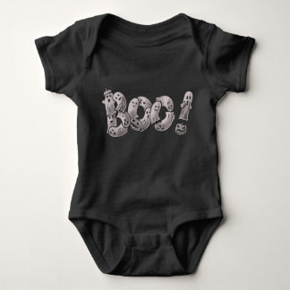 Boo Funny Ghosts Cute Baby Boy Girl Halloween 2023 Baby Bodysuit