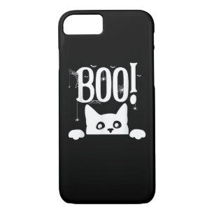 Boo! Funny Hiding Peekabo Scary Halloween iPhone 8/7 Case