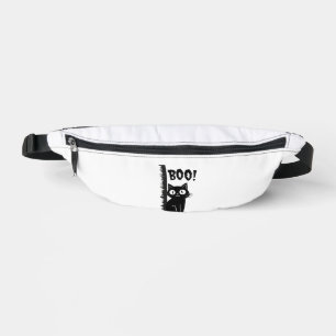 Boo! Funny Hiding Peekaboo Scary Halloween Cat Bum Bags