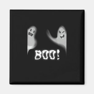 Boo! Funny Hiding Peekaboo Scary Halloween Magnet