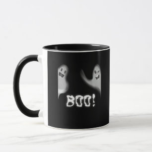 Boo! Funny Hiding Peekaboo Scary Halloween Mug