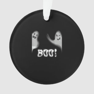 Boo! Funny Hiding Peekaboo Scary Halloween Ornament