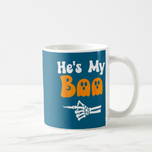 Boo funny matching halloween couples boo coffee mug