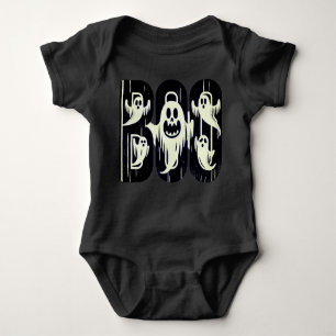 Boo ghost baby bodysuit