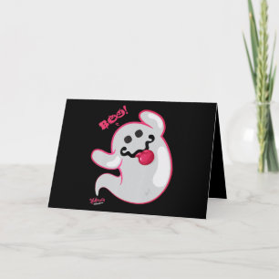 Boo Ghost Bats Spider Creepy Halloween Card