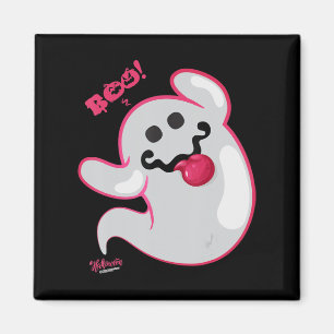 Boo Ghost Bats Spider Creepy Halloween Magnet