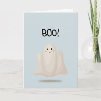 Boo! Ghost Greeting Card 