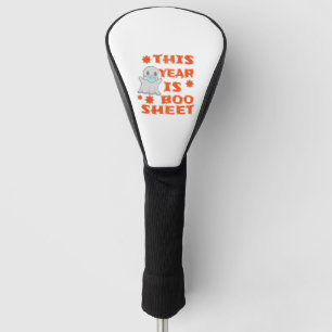 Boo Ghost Halloween Halloween Golf Head Cover