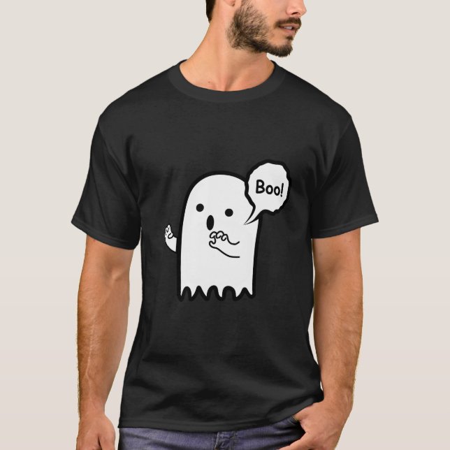 Boo! Ghost hands grabbing T-Shirt (Front)