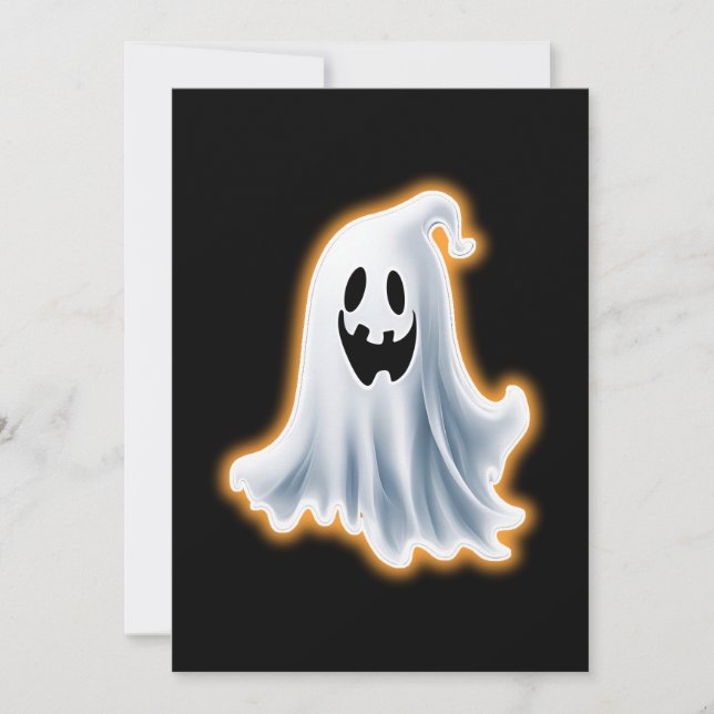 Boo Ghost Holiday Card (Front)