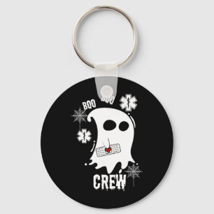 Boo Ghost Paramedic Crew Costume Cute Easy Hallowe Key Ring