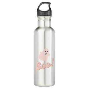 Boo ghost pink halloween 710 ml water bottle
