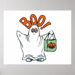Boo Ghost Poster