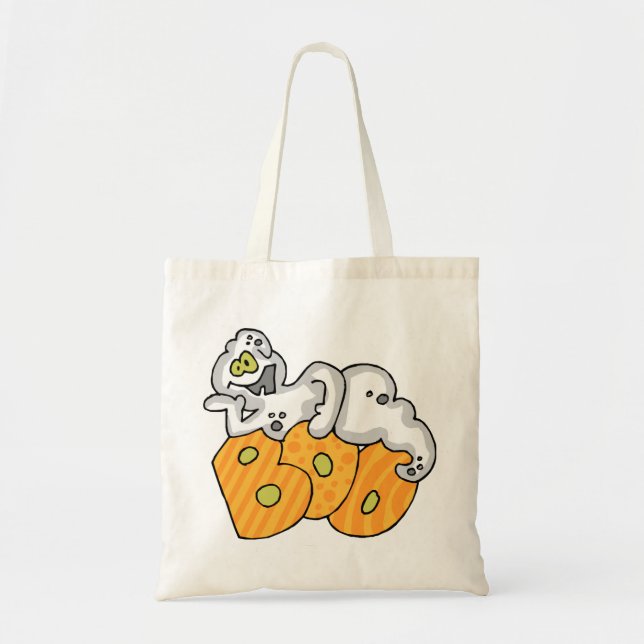 Boo Ghost Tote Bag (Front)