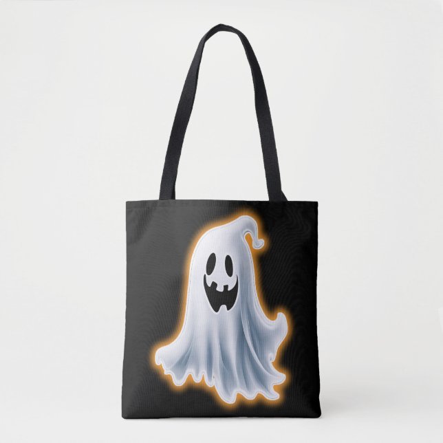 Boo Ghost Tote Bag (Front)