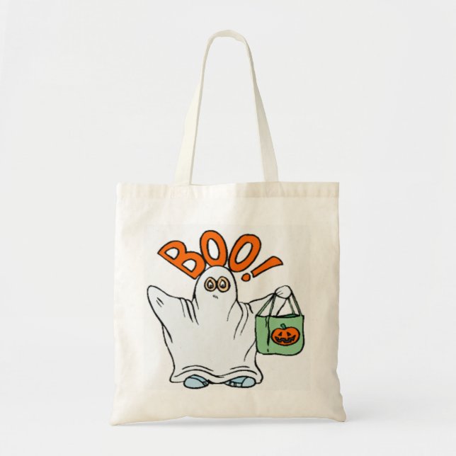 BOO ! GHOST TOTE BAG (Front)