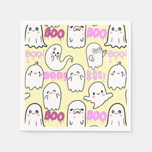 Boo, ghostly feel.b napkin