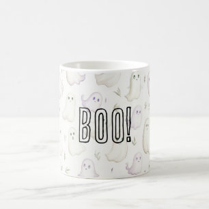 Boo! Ghosts Halloween Coffee Mug