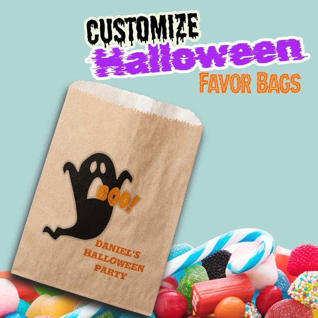 Boo Ghoul Custom Name Favour Bag (Creator Uploaded)