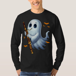 Boo Ghoul Playing Bassoon Halloween Musical Instru T-Shirt
