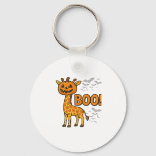 Boo Giraffe Halloween Costume Giraffe Lover Spooky Key Ring