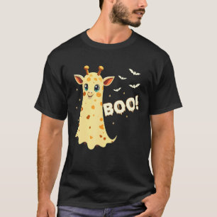 Boo Giraffe Halloween Costume Men Women Kids T-Shirt