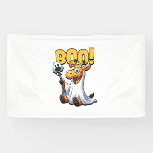 Boo Giraffe Halloween Ghost Giraffe _1 Banner