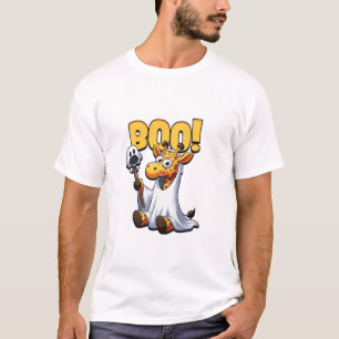 Boo Giraffe Halloween Ghost Giraffe _1 T-Shirt