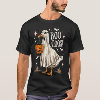 Boo Goose Halloween Ghost Lover Trick or Treat Gho T-Shirt