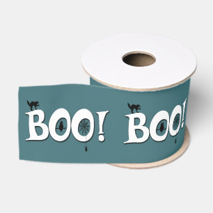 Boo! Grosgrain Ribbon