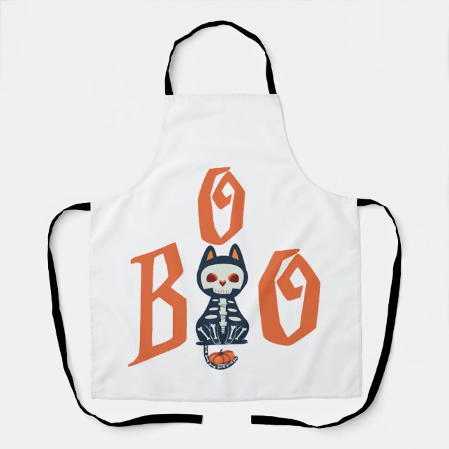 Boo Halloween Apron (Front)