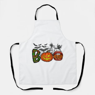Boo Halloween          Apron