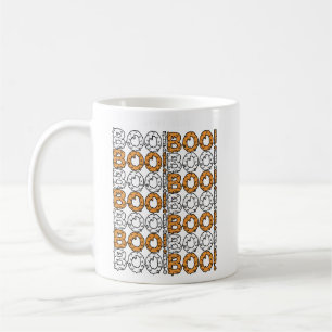 Boo halloween baby bodysuit coffee mug