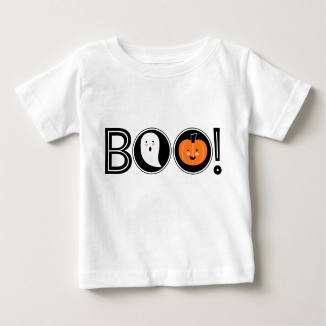 Boo! Halloween Baby T-Shirt (Front)