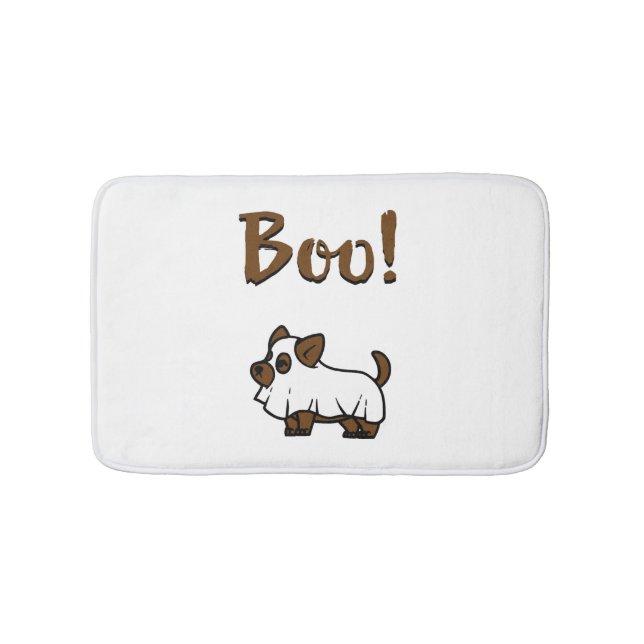 Boo Halloween                    Bath Mat (Front)