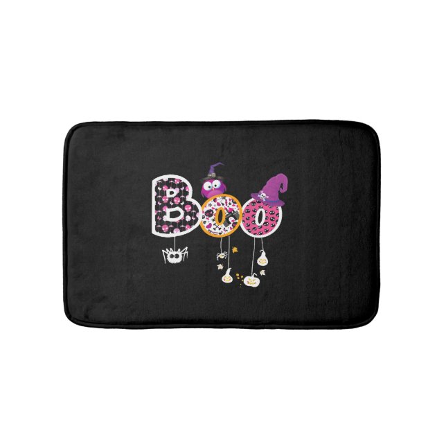 Boo Halloween  Bath Mat (Front)