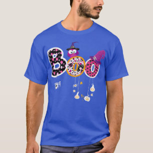 Boo Halloween Costume Spiders, Ghosts, Pumkin & Wi T-Shirt