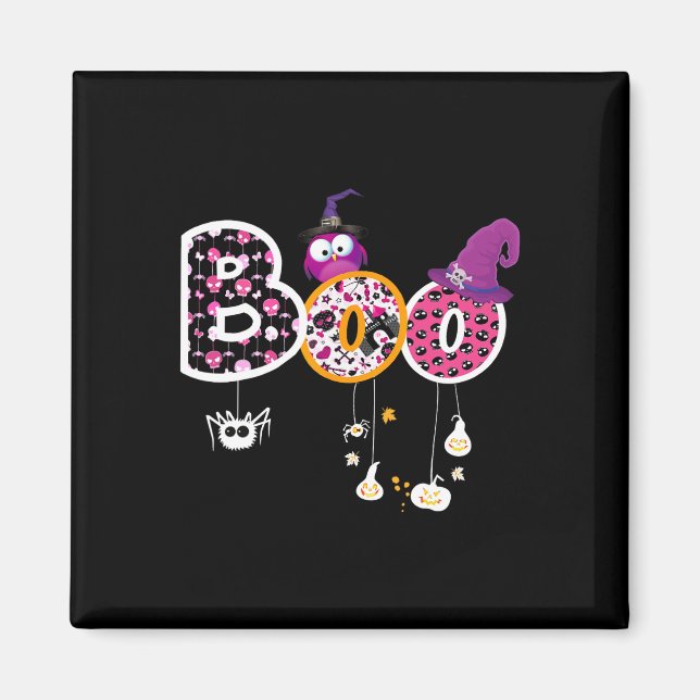 Boo Halloween Costume Spiders  Magnet (Front)