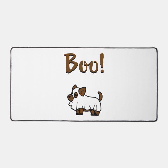 Boo Halloween                    Desk Mat (Front)
