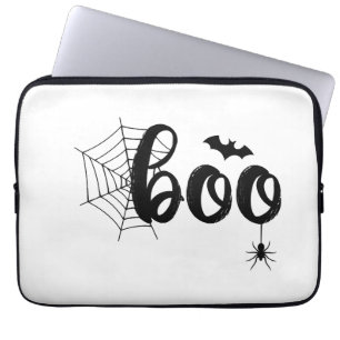 Boo Halloween Ghost Cute Halloween Family Matching Laptop Sleeve
