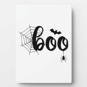 Boo Halloween Ghost Cute Halloween Family Matching Plaque