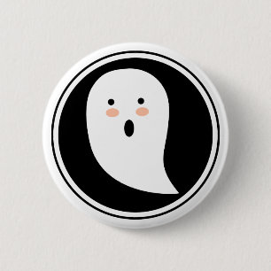 Boo! Halloween Ghost Pinback Button
