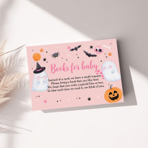 Boo Halloween Ghosts Books for Baby Enclosure Card