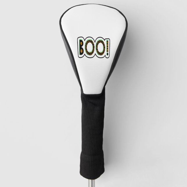 Boo Halloween                     Golf Head Cover (Front)