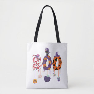 Boo! Halloween  Halloween Apparel  Halloween Tote Bag