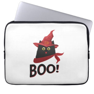 Boo Halloween Laptop Sleeve