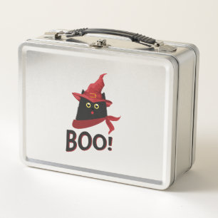 Boo Halloween Metal Lunch Box