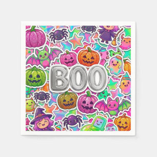 BOO Halloween Napkin