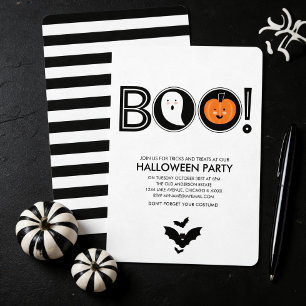Boo! Halloween Party Invitation